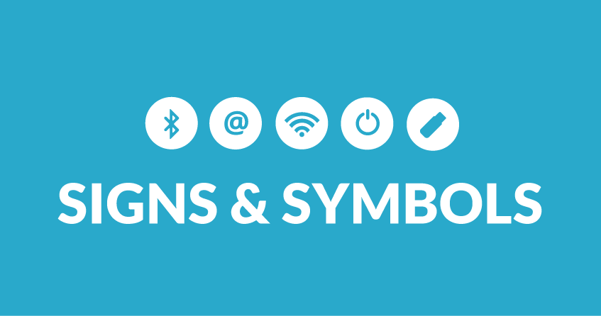 signs and symbols featured