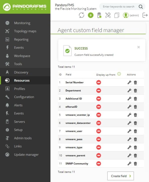 Field 11 added, "SNMP Community" 