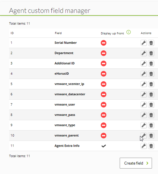 Administrador de campos personalizados para agentes Administrador de campos personalizados para agentes