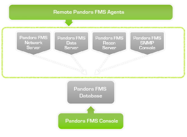 Стандартная конструкция Pandora FMS Стандартная конструкция Pandora FMS