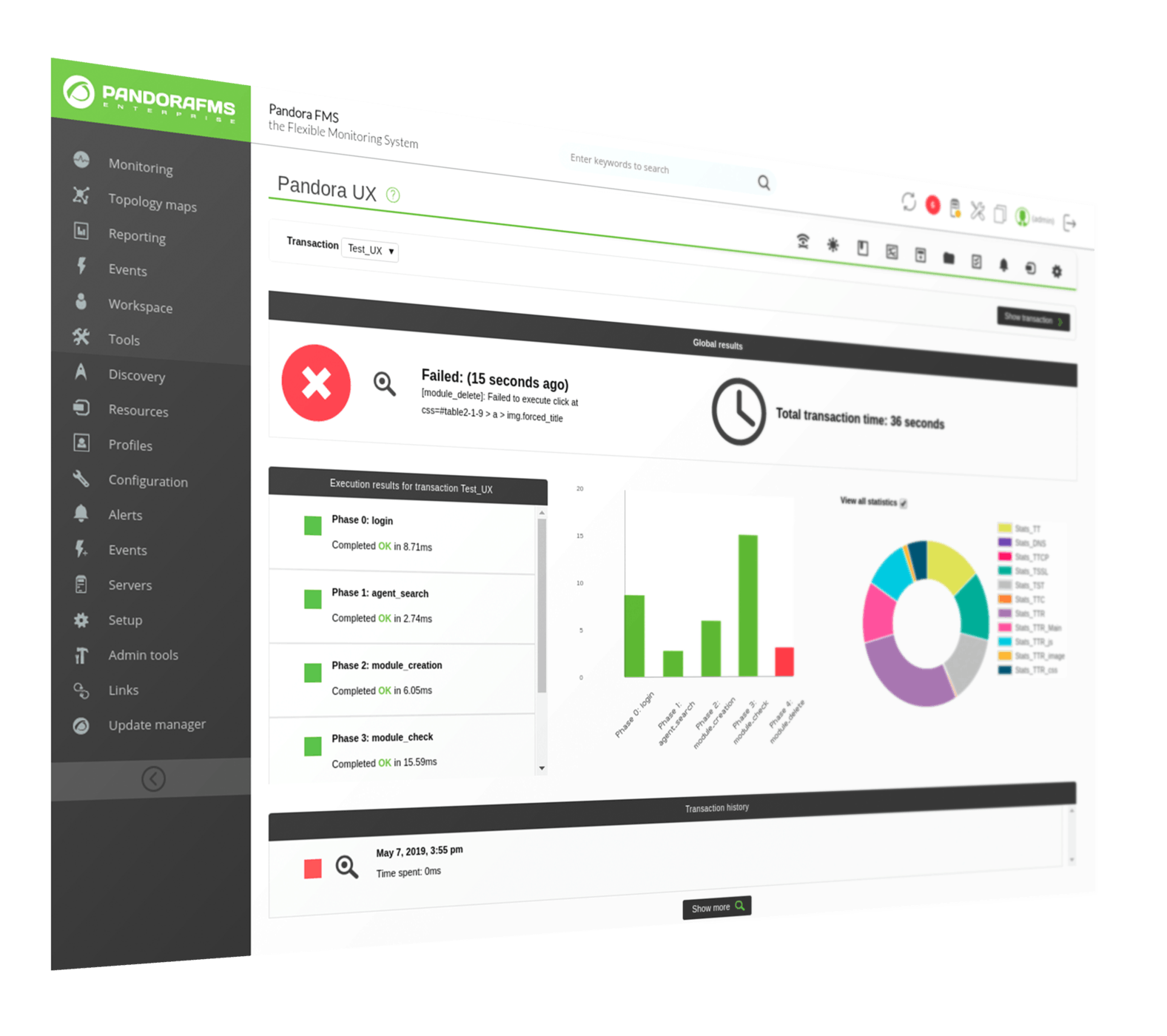 user experience monitoring capture