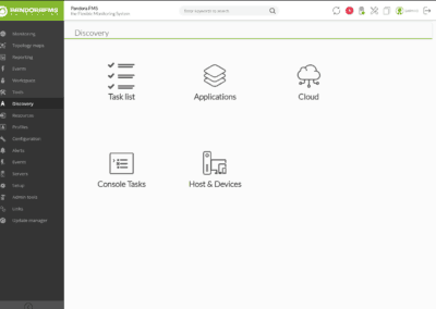 Pandora FMS Discovery task list