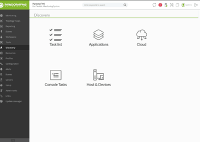 Pandora FMS Discovery dashboard task