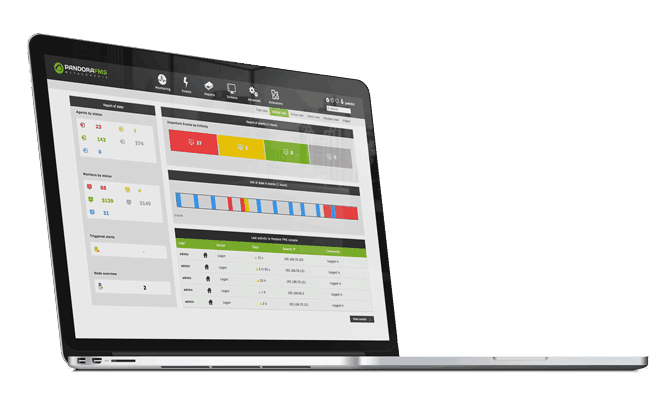 MSP izleme: ekran görüntüsü pandora fms