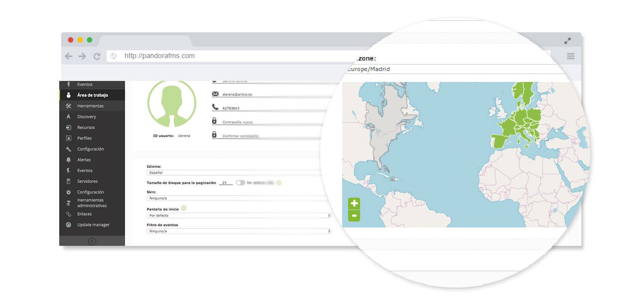 user experience monitoring zoom map