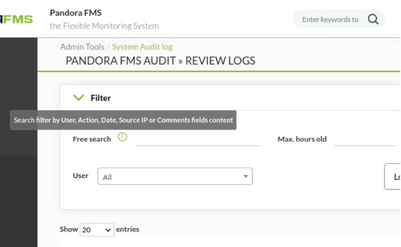 Filtros personalizados para log viewer Filtros personalizados para log viewer