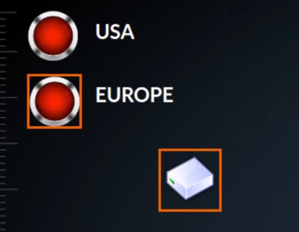Pandora FMS Orange indicator Pandora FMS Orange indicator