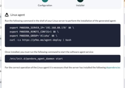 Pandora FMS agent deploy