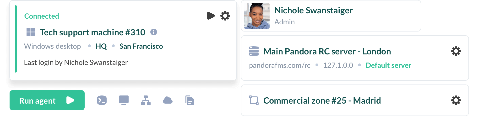 Pandora RC UI showcase Pandora RC UI showcase