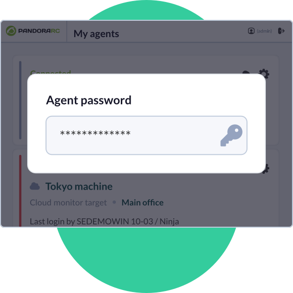 Pandora RC agent password Pandora RC agent password