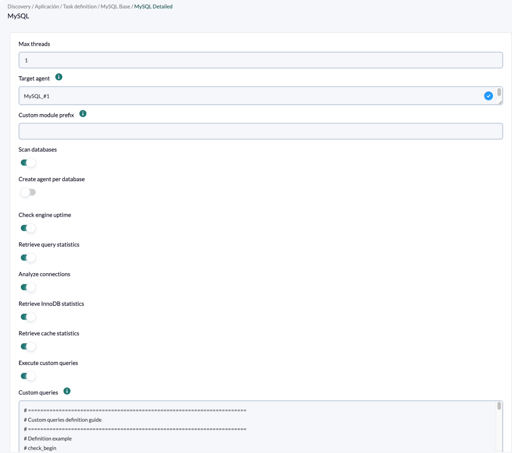 personnaliser les métriques mysql personnaliser les métriques mysql