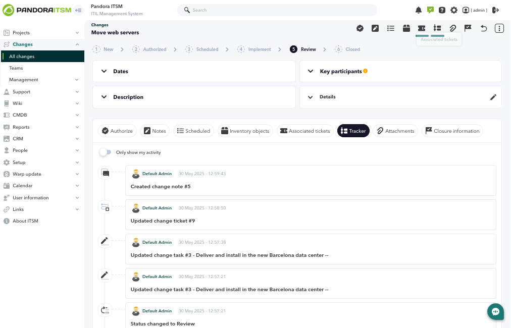 ITSM - Release 106