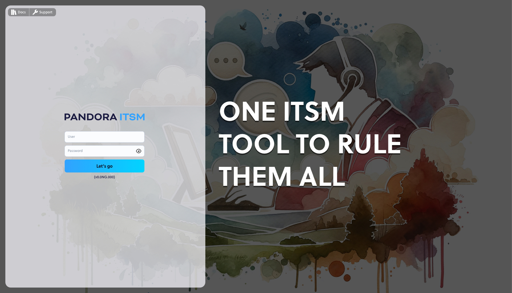 Pandora ITSM Login