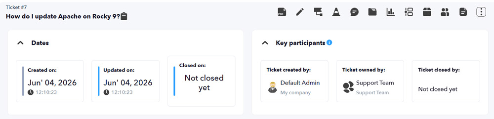 Support Teams in Pandora ITSM 109